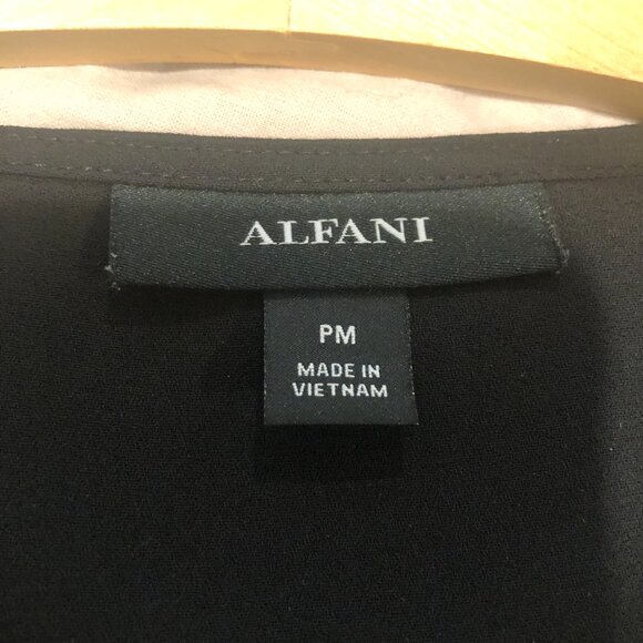 Alfani Women's Smocked Peplum Top - Picture 3 of 7